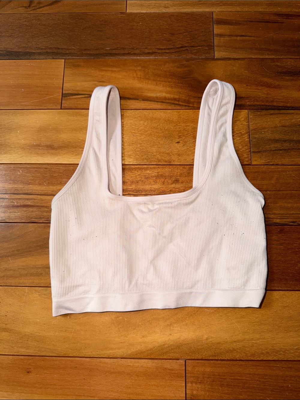 aerie Ribbed Tank Bralette - light pink